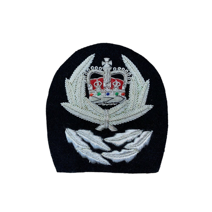 New Chief Constable WPC Bowler Police Rank Decoration Silver Wire Patch