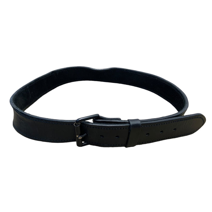 Duty Belt Leather 2" Black Buckle And Roller Grade B BLTLEAT02B