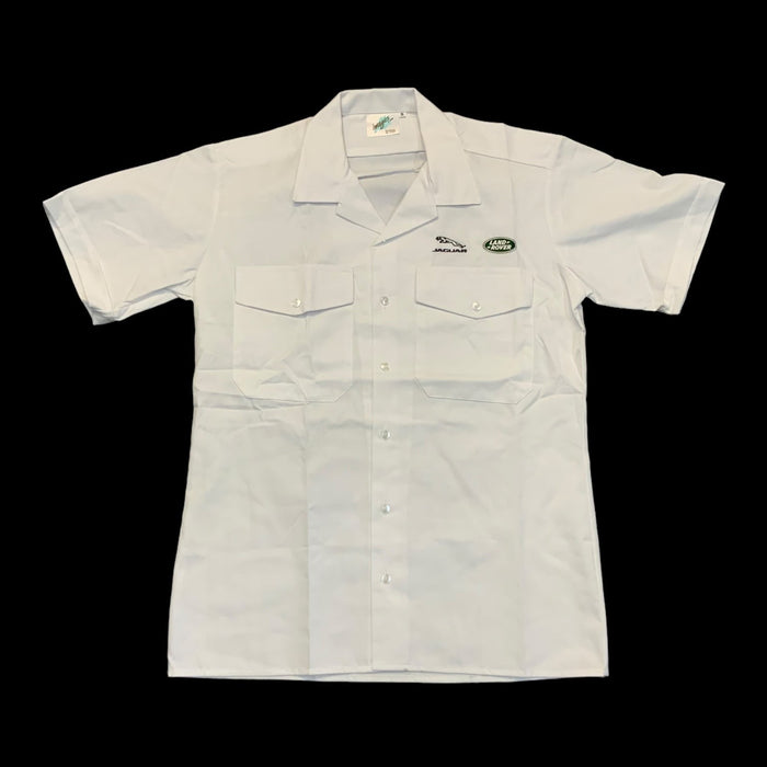 Jaguar Landrover Male Short Sleeve White Shirt JAGLANMSW01AN