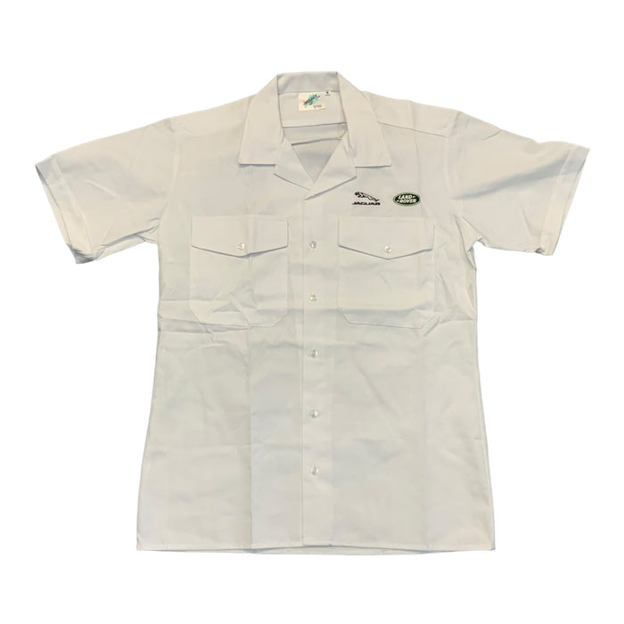 Jaguar Landrover Male Short Sleeve White Shirt JAGLANMSW01AN