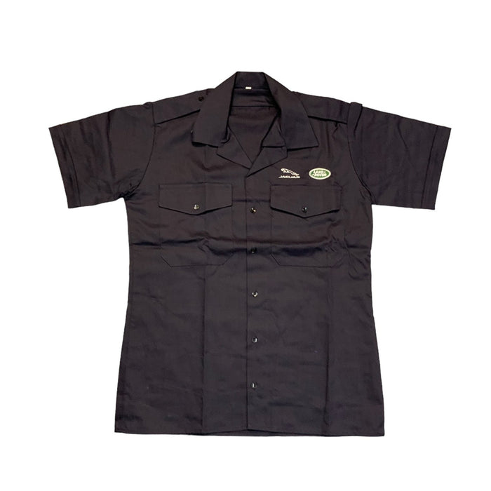 Jaguar Landrover Male Short Sleeve Navy Blue Shirt JAGLANMSB05AN