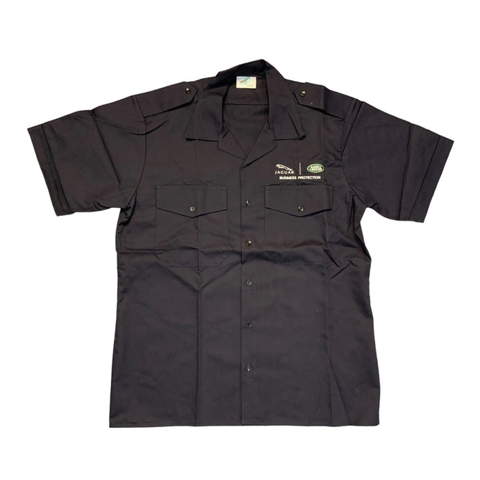 Jaguar Landrover Male Short Sleeve Navy Blue Shirt JAGLANMSB06AN