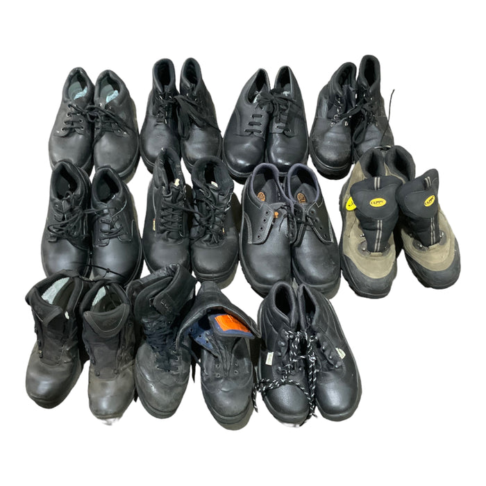 Job Lot Wholesale Bundle Of 11 Pairs of Safety Boots/Shoes SHOEJOBLOT2