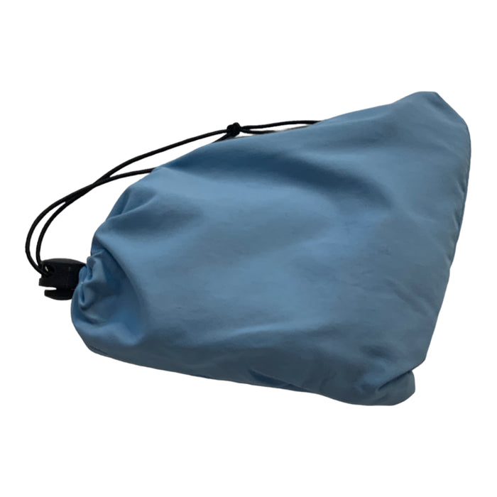 Light Blue Folding Police Baseball Cap with Stowaway Bag