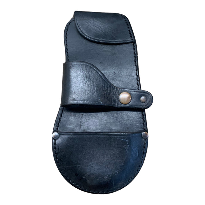 Leather Rigid Handcuff Holder Full Length Pouch Model 2013 TCH Hiatts Grade B