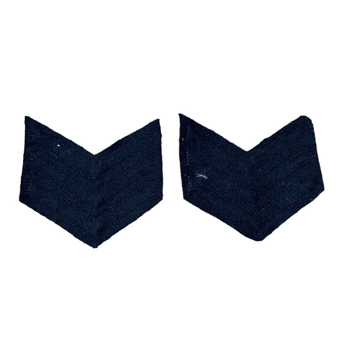 Police Prison Sew On Embroidered Sergeant Stripes Patch Badge Type 3 Small