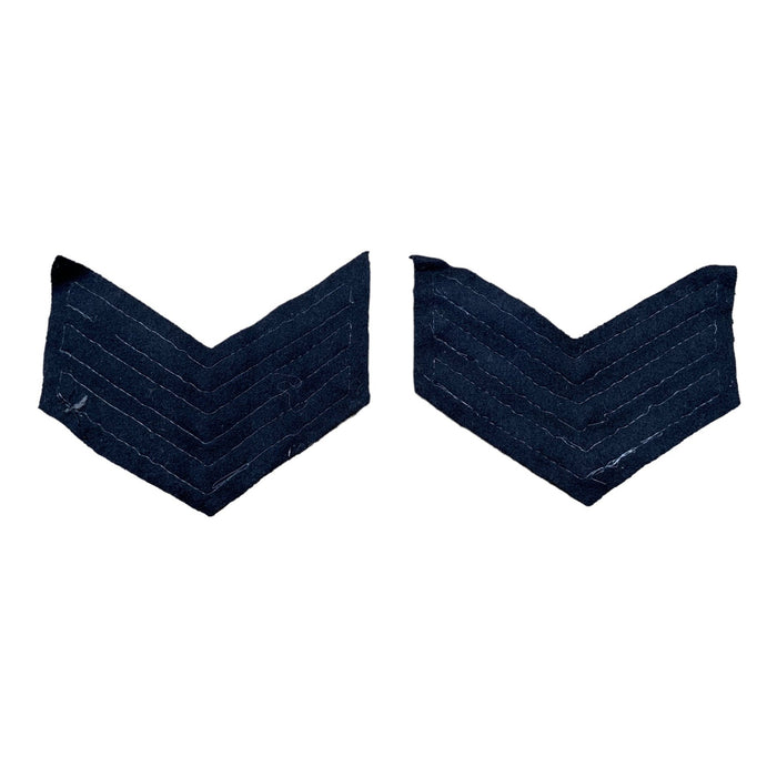 Police Prison Sew On Embroidered Sergeant Stripes Patch Badge Type 7 Small
