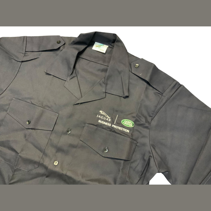 Jaguar Landrover Male Short Sleeve Navy Blue Shirt JAGLANMSB06AN