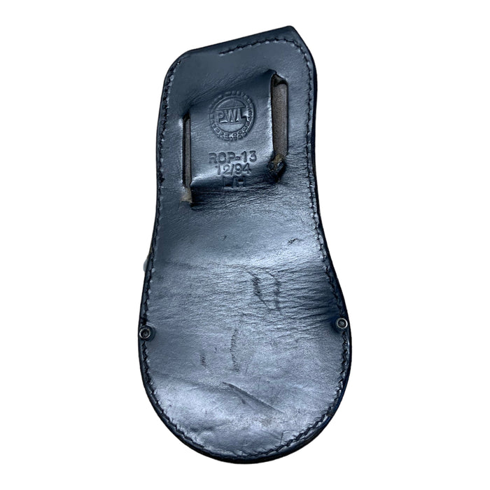 2013 TCH Hiatts Handcuff Holder Leather Rigid Full Length Pouch BLTHCF06B