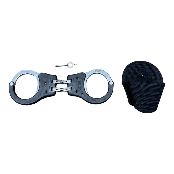 ASP Model 200 Hinged Cuffs Handcuffs with Pouch and ASP Key