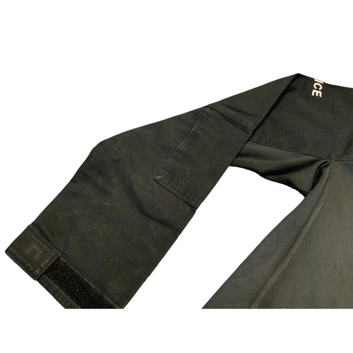 Police Branded UBACS Wicking Top Male Black Long Sleeve WKS19MB