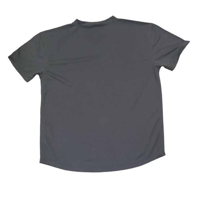 Male Black Breathable Short Sleeve Wicking Shirt V Neck WKS46A