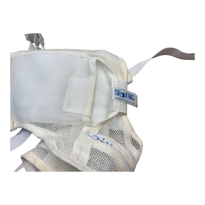 Sonic White Shoulder Harness Standard Radio Harness Covert OCH48B