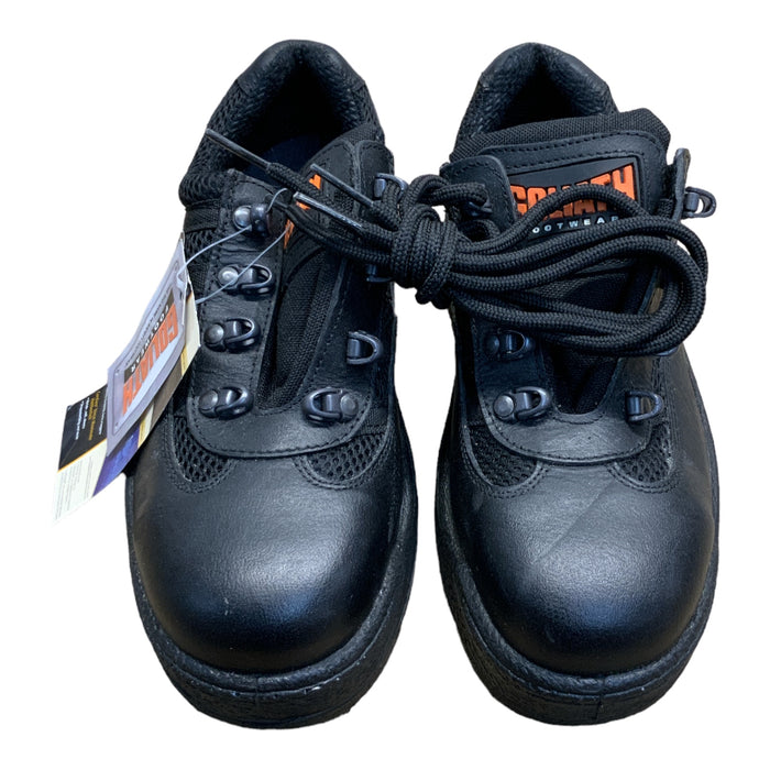 Goliath Black Safety Shoes Leather GOLS02ND