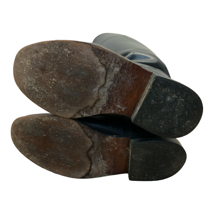 Kudu Black Leather Riding Boots Equestrian KUDU01B