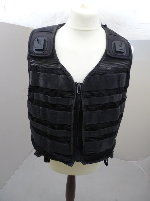 Protec Black Tactical Molle Vest