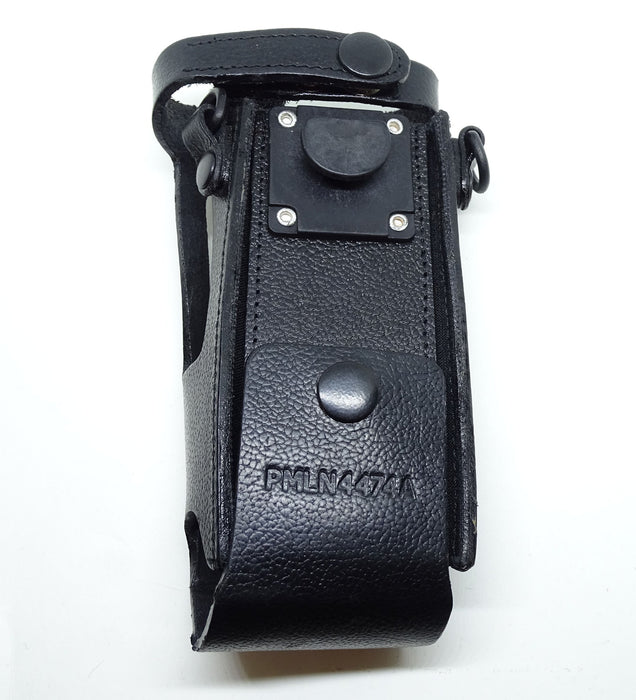 Used Motorola MTP700 MTP750 Firm Leather Radio Case PMLN4474B/A No Belt Loop