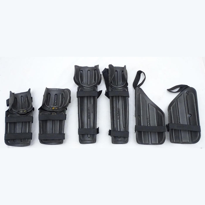 Protective Riot Gear Set Forearm, Thigh and Shin Guards Paintballing Airsoft S04B