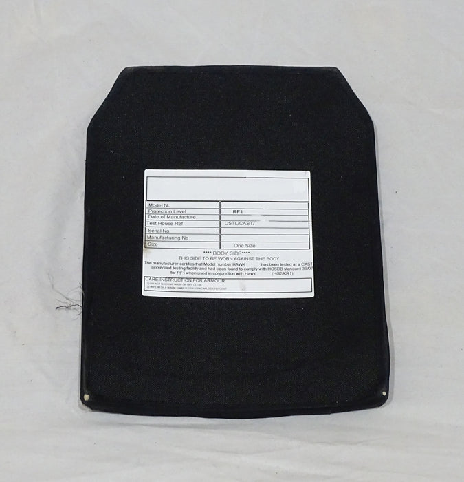 Cooneen Hawk RF1 Ballistic Plate Small Stab Vest Upgrade NIJ L3 SAPI YR-BPH03B