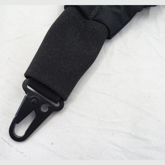 Single Point Gun Sling Shoulder Strap Tactical Black Airsoft Paintball