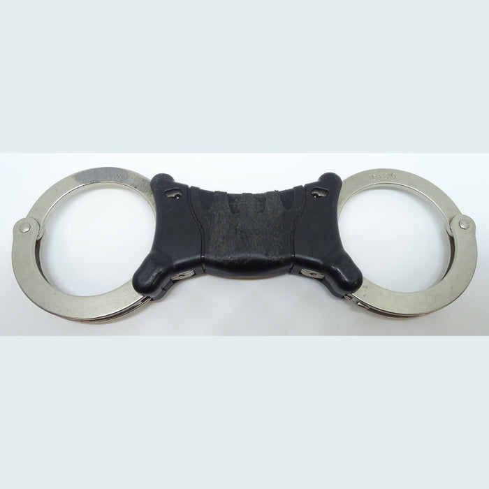 Genuine TCH 840 Chrome Rigid Handcuffs Speedcuffs Hiatts Grade C Condition