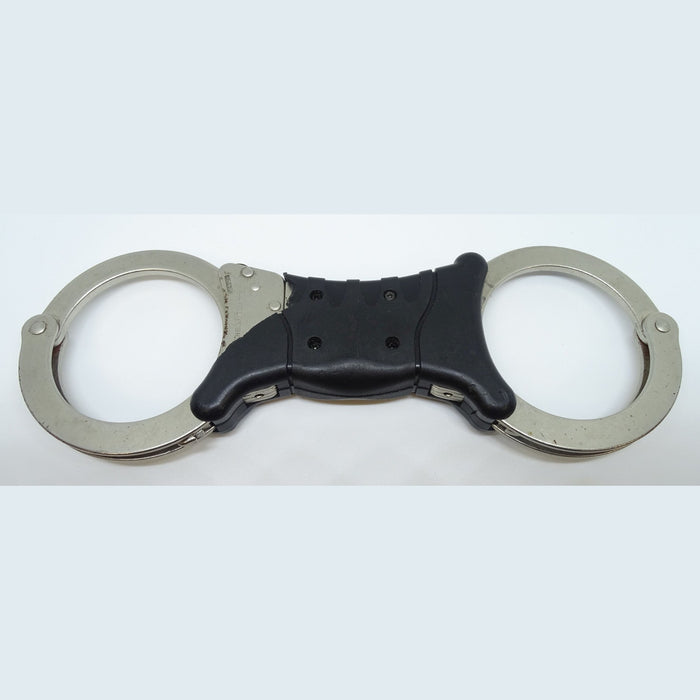 Genuine TCH 840 Chrome Rigid Handcuffs Speedcuffs Hiatts Grade C Condition
