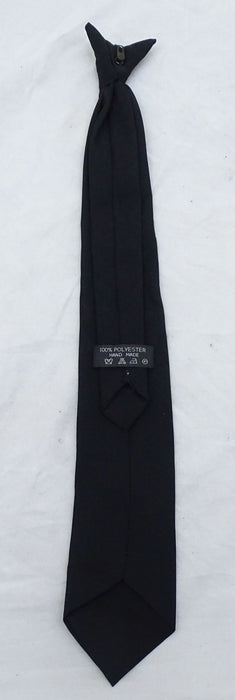 Ex Police Black Clip On Tie Bundles For Smart Dress Security Doorman Fancy Dress