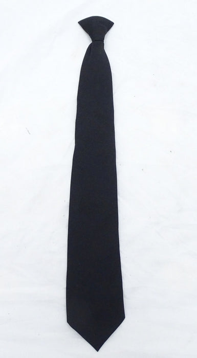 Ex Police Black Clip On Tie Bundles For Smart Dress Security Doorman Fancy Dress