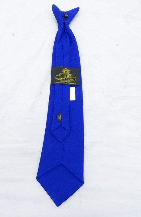 New Ex Police Short Blue Clip On Tie Smart Dress Security Doorman Fancy Dress