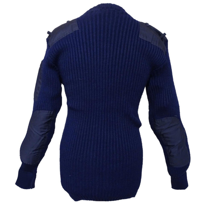 NATO Jumper Navy Blue NEW Thick Knit Pullover 100% Pure New Wool Sweater WTKJ01N