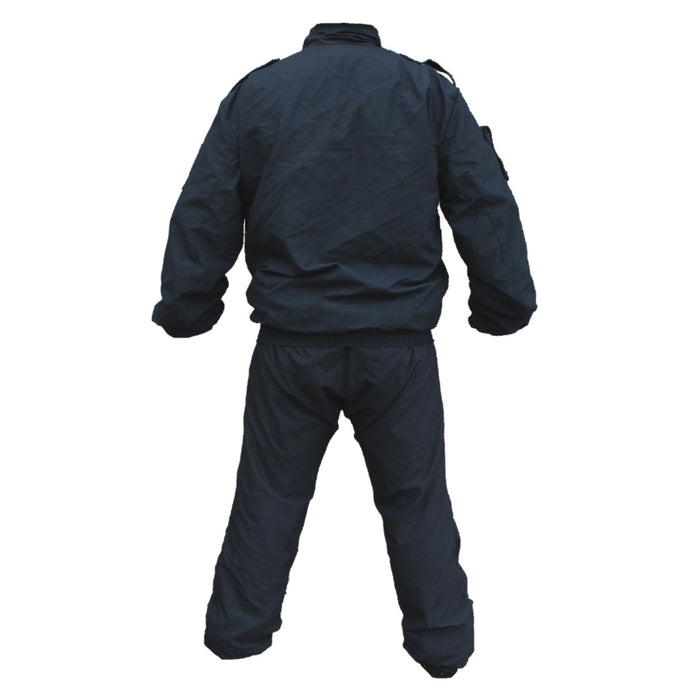 Yaffy Flame Retardant Riot Overall Coverall 2 Part Zip Off Navy Blue YC01A