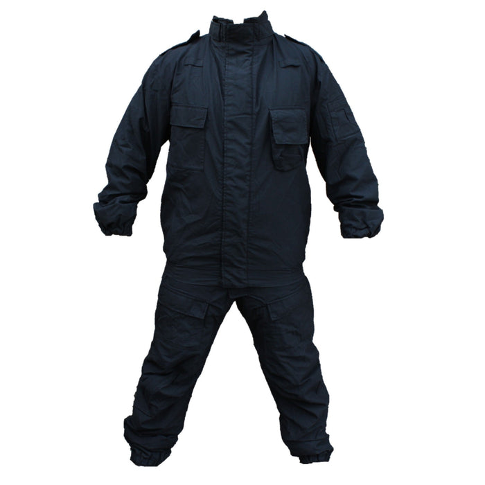 Yaffy Flame Retardant Riot Overall Coverall 2 Part Zip Off Navy Blue YC02B