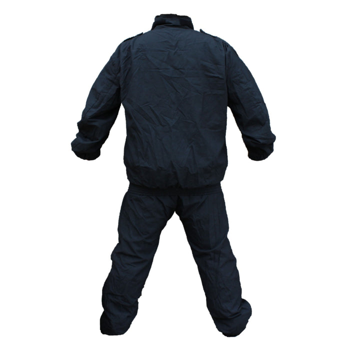 Yaffy Flame Retardant Riot Overall Coverall 2 Part Zip Off Navy Blue YC02A